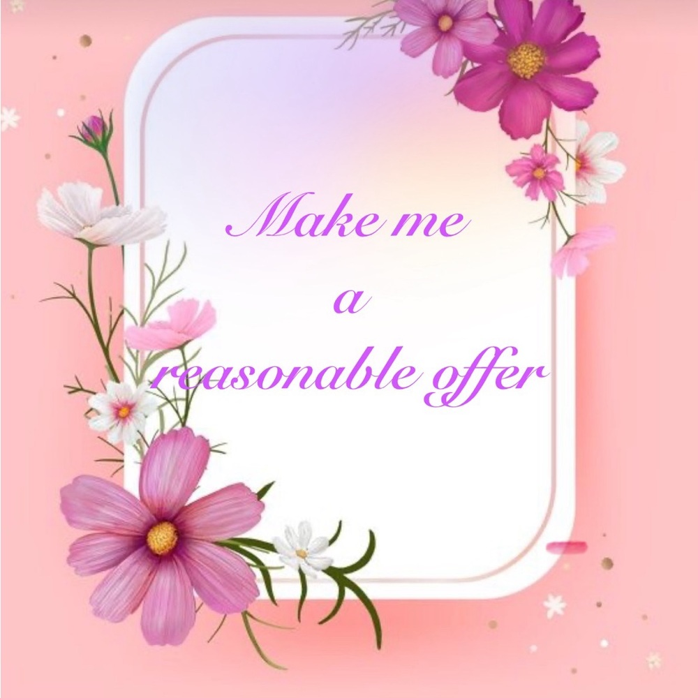 Floral Pink and White Decorative Sign